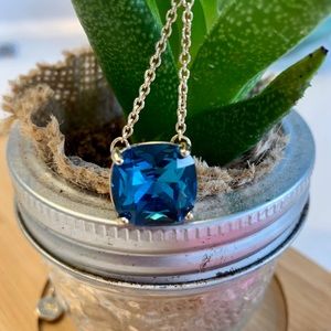 Faux Sapphire Necklace -  Gorgeous!